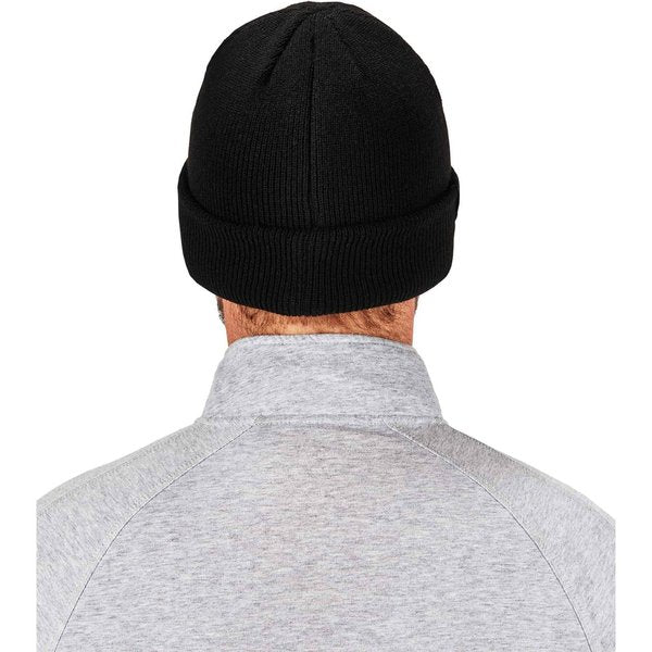 Knit Cap with Bump Cap, Universal, Black