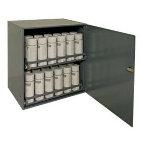 20/22 ga. Steel Aerosol Storage Cabinet, 20-1/4 in W, 21-3/4 in H, Stationary