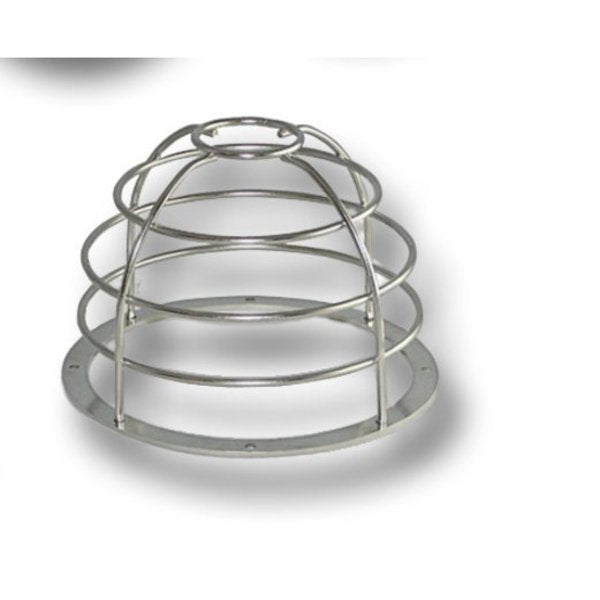 Dome Guard, Black, 8-53/64in.Wx9-7/64in.H