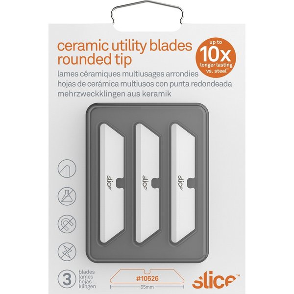 Ceramic Round Point Safety Blade