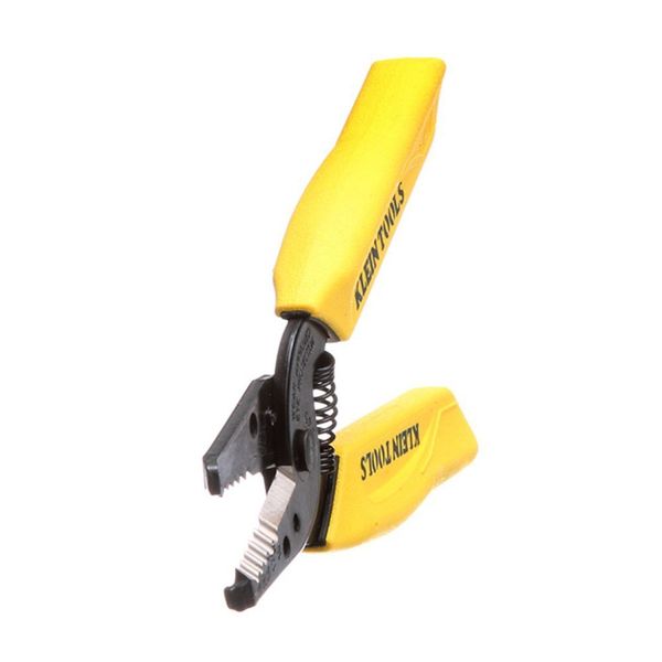 Wire Stripper, Overall Length 6 1/4 in, Capacity 18 to 10 AWG, Yellow, Steel