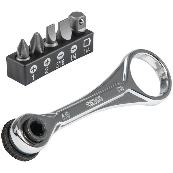 1/4 in Drive, 4 1/4 in Hand Ratchet