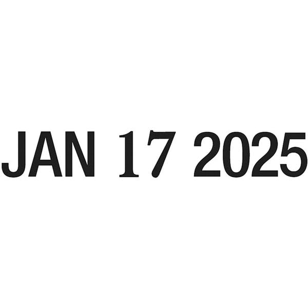 Date Stamp, Heavy Duty, Self-Inking, Black