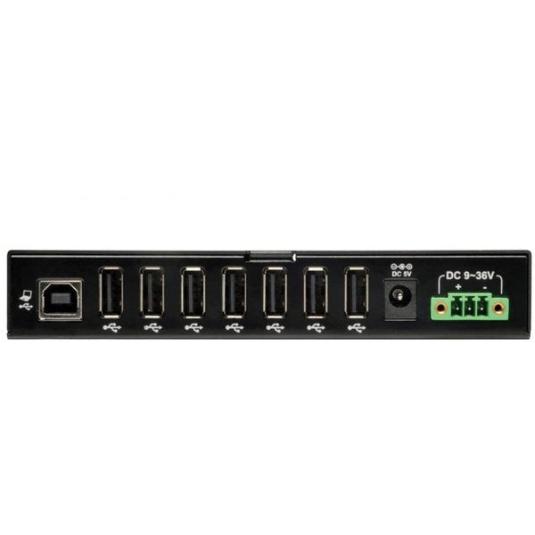 USB 2.0 Hub, Hi-Speed, 7-Port, Rugged, Mount