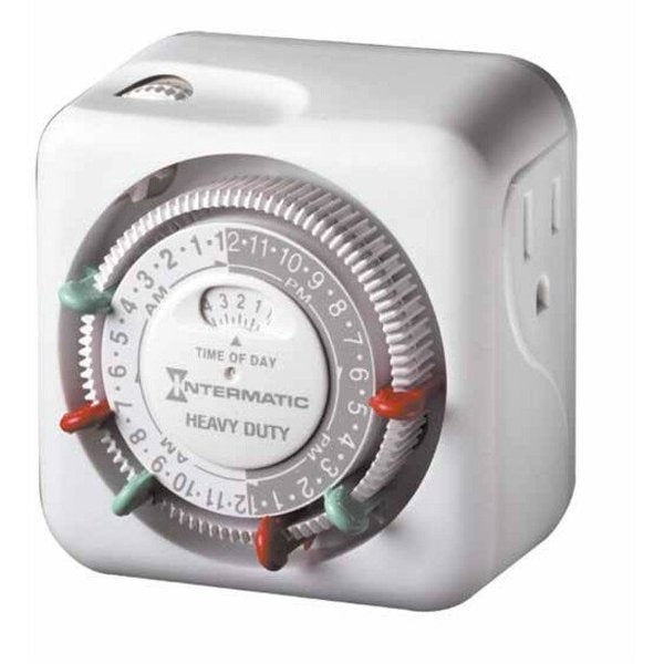 Timer, Mechanical, 120V, 15A, Plug In