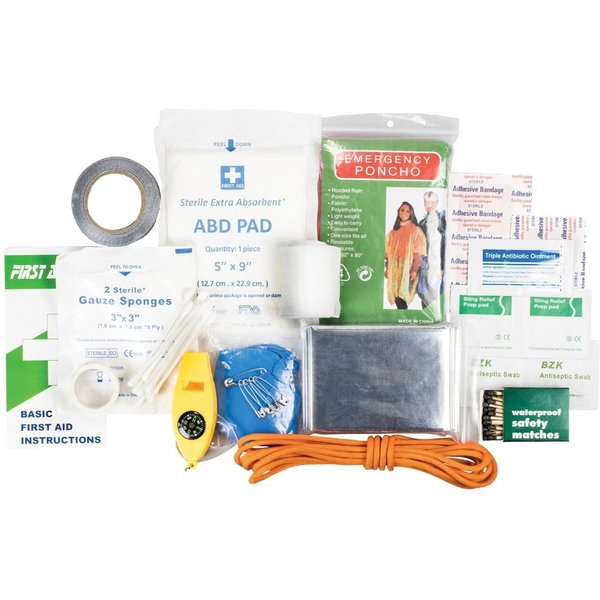 First Aid Survival Kit, 88 Pcs.