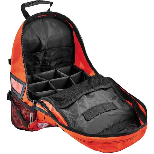Backpack Trauma Bag, 600D Polyester W/ Reinforced Backing, Orange