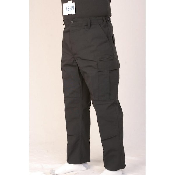 Mens Tactical Pants, Size L/2XL, Black
