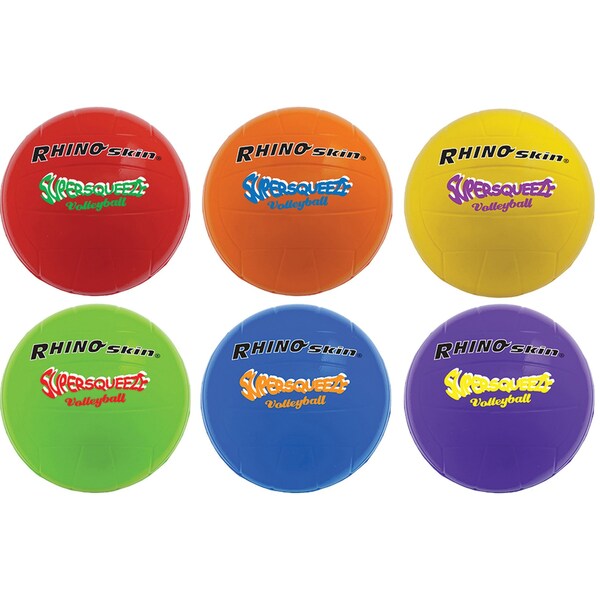 Rhino Skin Spr Squeeze VolleyBall, PK6