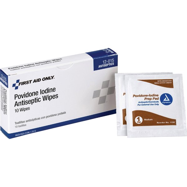 PVP Wipes, Packet, 2-1/8 In., PK10