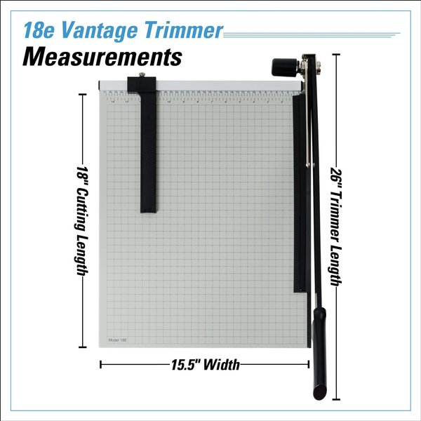 Vantage 18E Paper Trimmer, 12