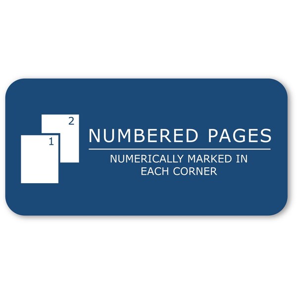 Lab Notebook, 8-3/4 in x 11-1/4 in, Black