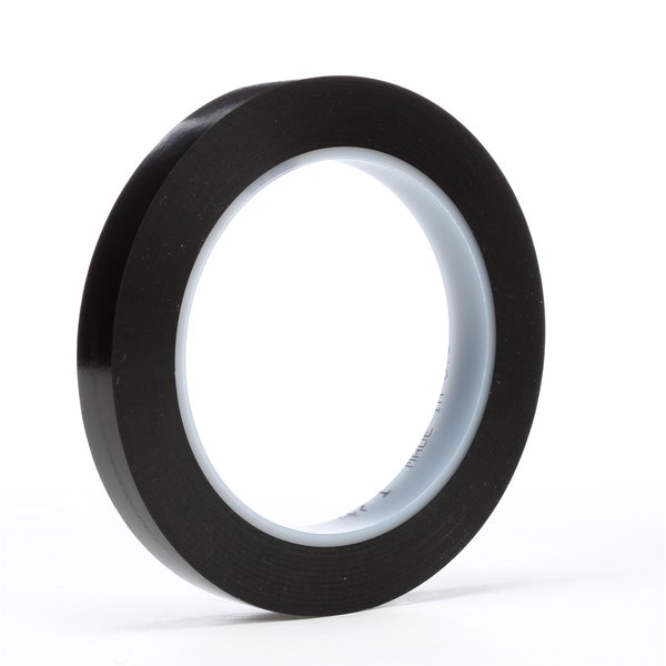 Vinyl Tape 471, Black, 1/2