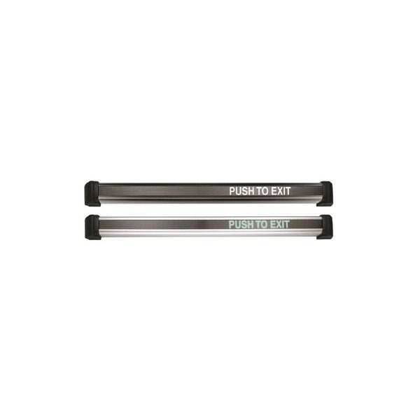 Push to Exit Bar, Black, Width 42 In.