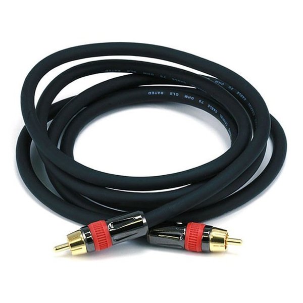 A/V Cable, RCA Coaxial M/M, CL2 rated, 6ft