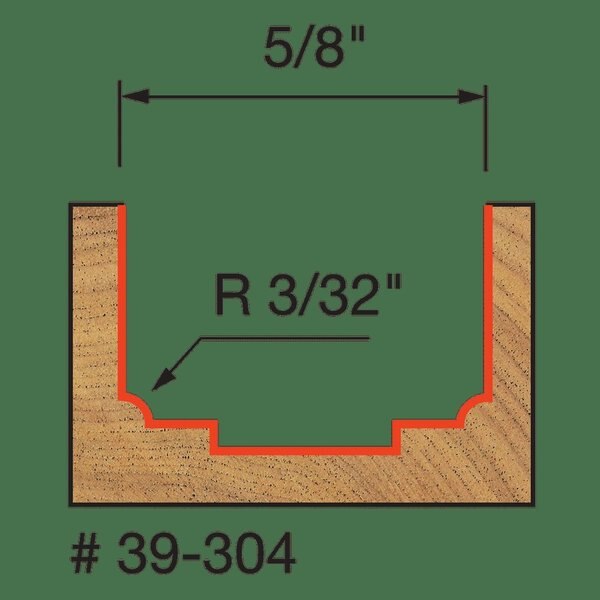Radius Classical Beading Groove Bit, 3/3