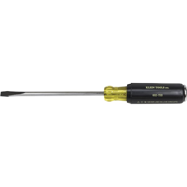 Demolition Slotted Screwdriver 5/16 in Round