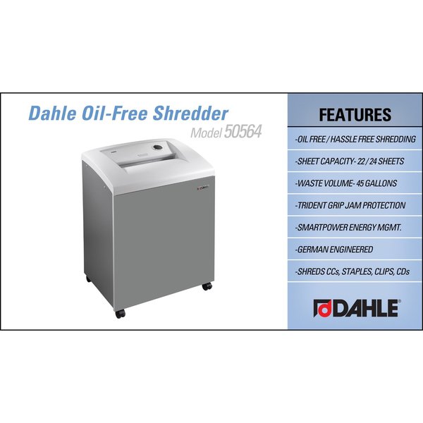 MHP Oil Free Shredder, 20-22 Sheet, Lev P4
