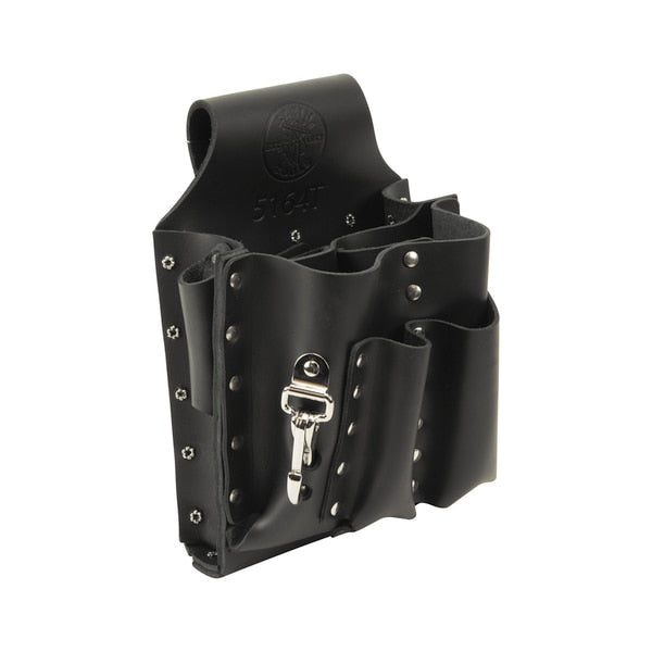 Black Leather 8 Pockets