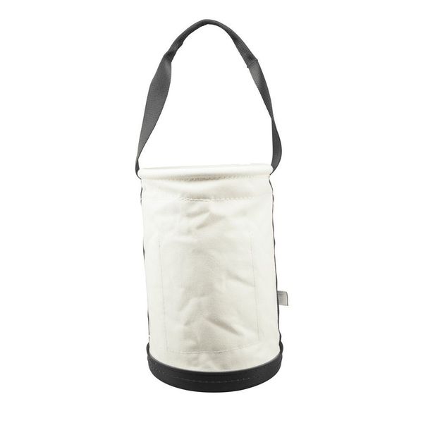Bucket, #6 Canvas, Black Molded Polypropylene (Bottom), Off- White