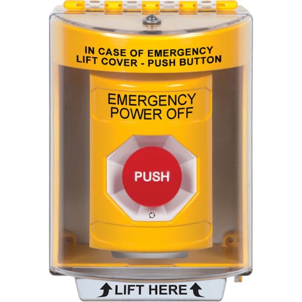 Emergency Power Off Push Button, 2-7/8