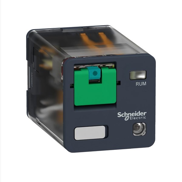 Universal plug-in relay - Zelio RUM - 2, 24V DC Coil Volts, 2 C/O
