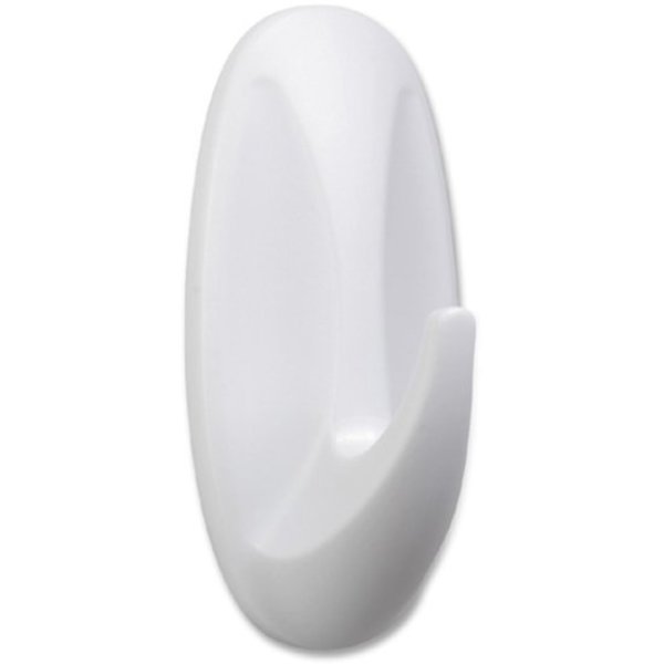 Hook, Molded Plastic, 1-1/8 In, PK2