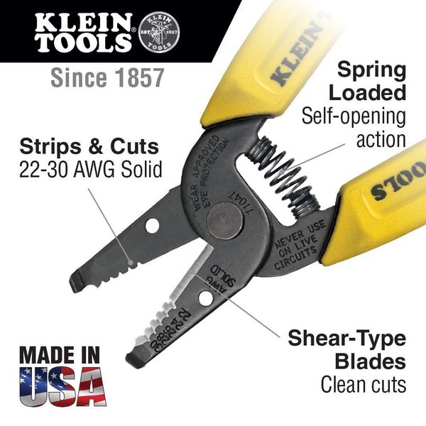6 1/4 in Wire Stripper 30 to 22 AWG