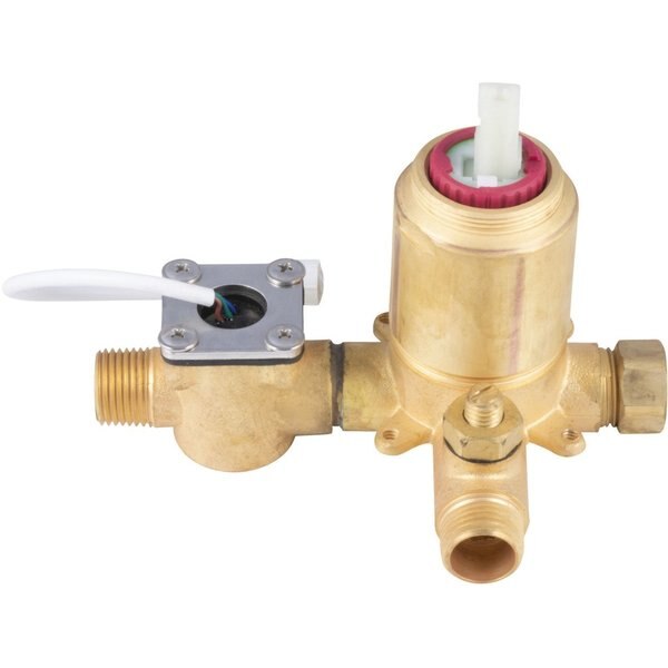 Led Trutemp Pressure Balance Valve W/Chrome Trim Kit, Finish: Chrome