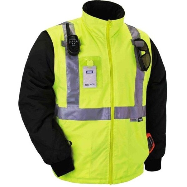 Hi Vis Thermal Jacket Kit, Lime, 5XL