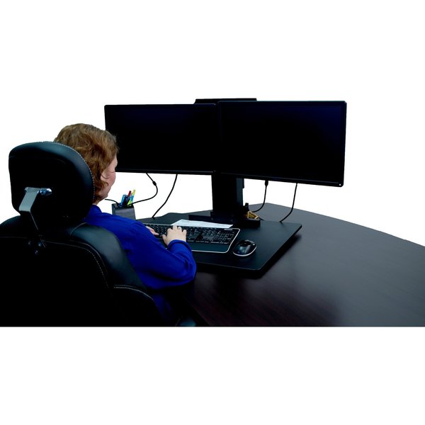 Standing Desk, Dual Monitor, Manual