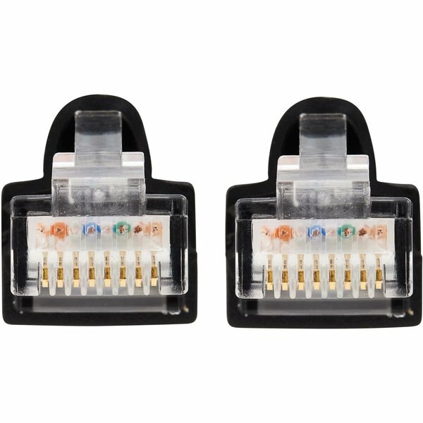 Cat6(a) Cable, Snagless, 10G, Black, 7ft