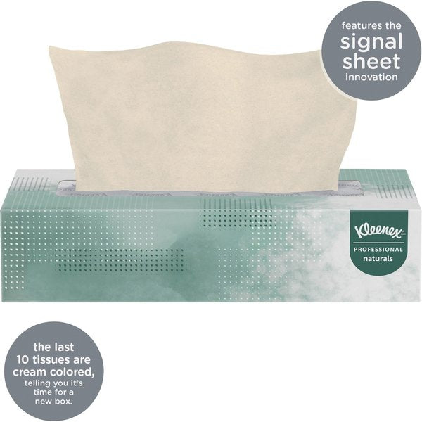 Naturals, 2 Ply Facial Tissue, 48 Boxes, 125 Sheets per Box