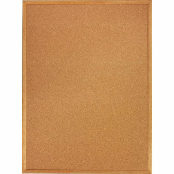 Cork Bulletin Board 3ft.x2ft., Oak Finish Frame