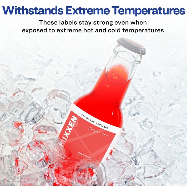 AveryÂ® WeatherProofâ¢ Shipping Labels, TrueBlockÂ® Technology, Laser Printers, 5-1/2