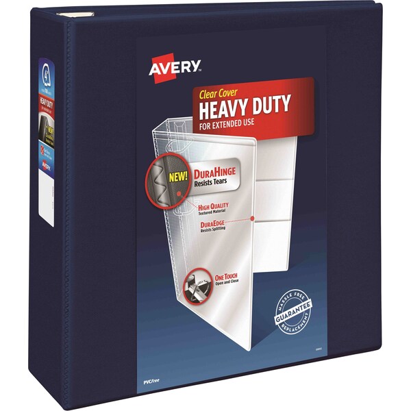 Heavy-Duty View Binder, 4