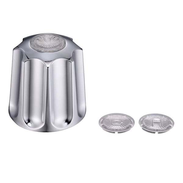Large Handle w/ Short Broach, Zinc, Chrome