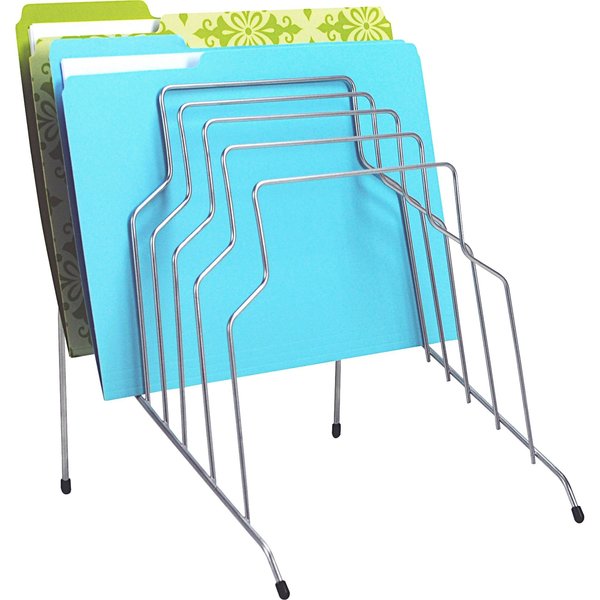 File Holder, Silver, Envelope/Memo, 8 Comp