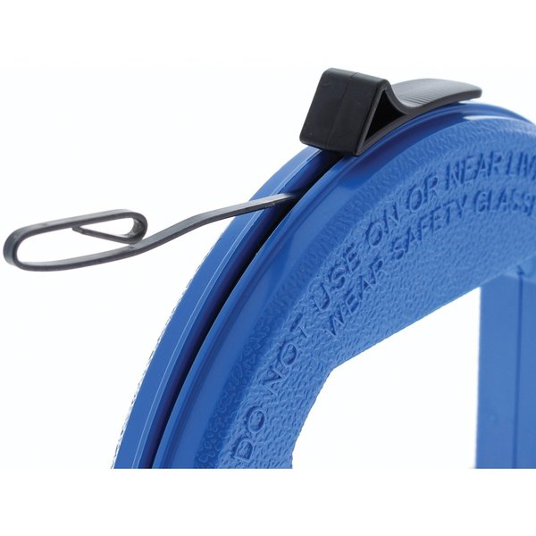 Fish Tape, 1/8 In x 50 ft, Blued Steel