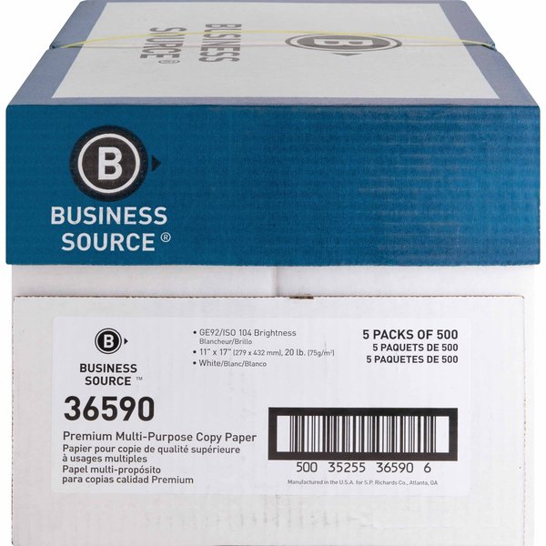 Paper, Copy, 20#, 92Brt, 11x17, PK5