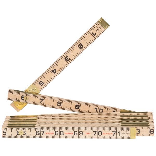 Wood Folding Rule, Inside Reading