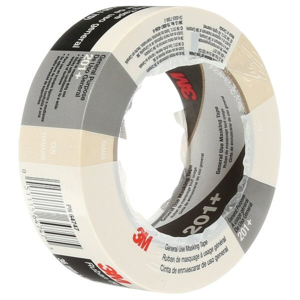 Masking Tape, Tan, Rubber, 1-27/64