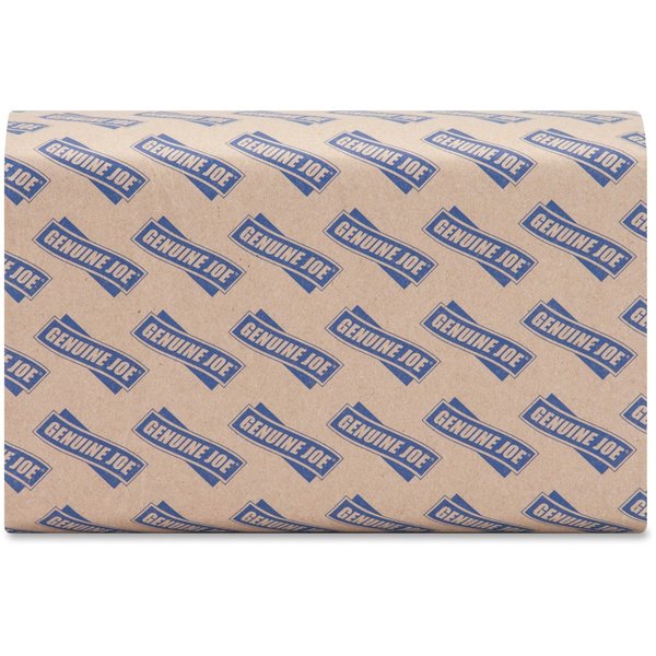 Genuine Joe Multifold Paper Towels, 1, 250, Natural, 4000 PK