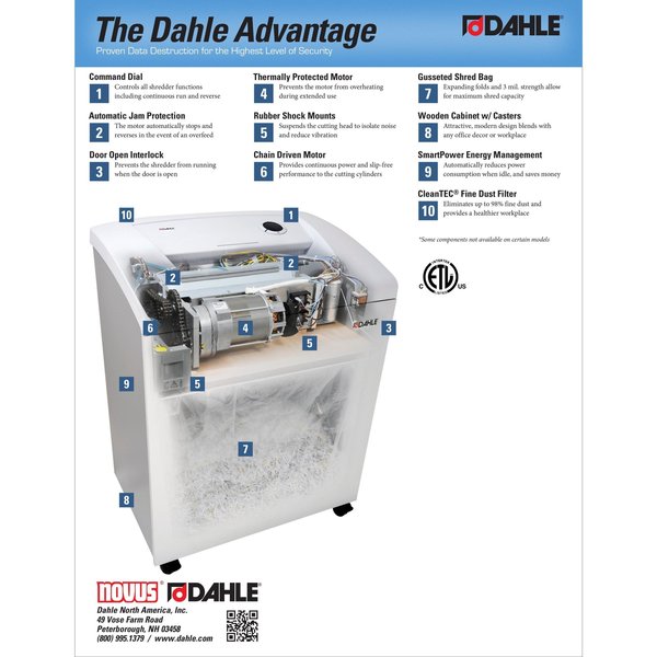 Dahle 706 Shredder Bags, PK100