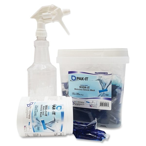 Waterless Vehicle Wash, 100 Qty Tub