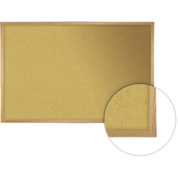 Cork Bulletin Board, Natural, Indoors