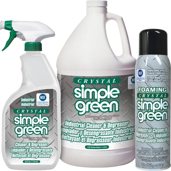Foam 20 oz. Crystal Industrial Cleaner and Degreaser, Aerosol Can