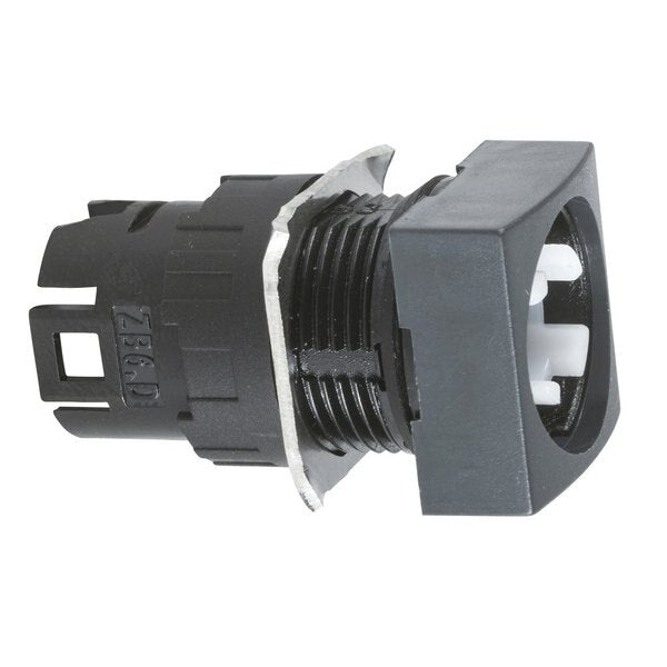 Illuminated square selector switch head