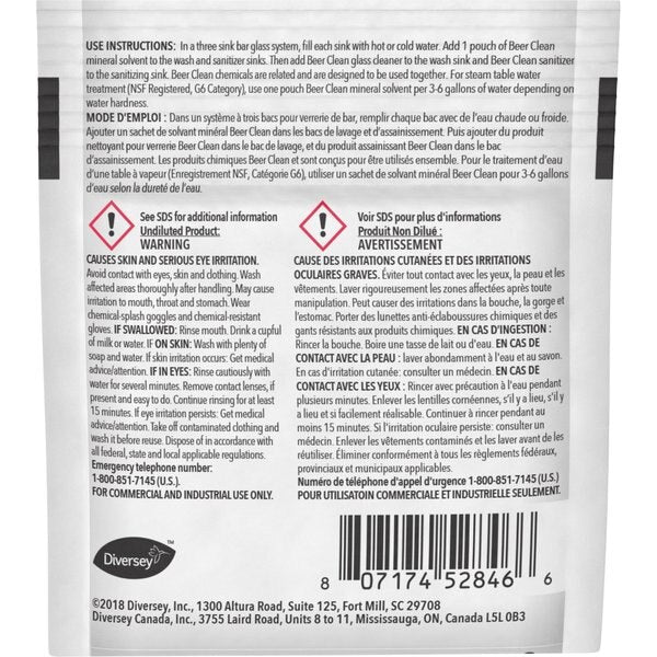 Powder Beer Clean Mineral Solvent, PK100