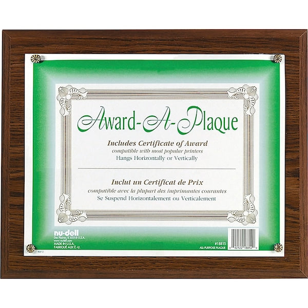 Award-A-Plaque Walnut